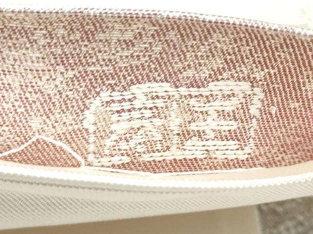 平和屋着物●中国三大刺繍　総相良刺繍　老舗織元　泰生織物　太鼓柄袋帯　和なさがら　花唐草文　本漆箔　正絹　逸品　CABK5976hy