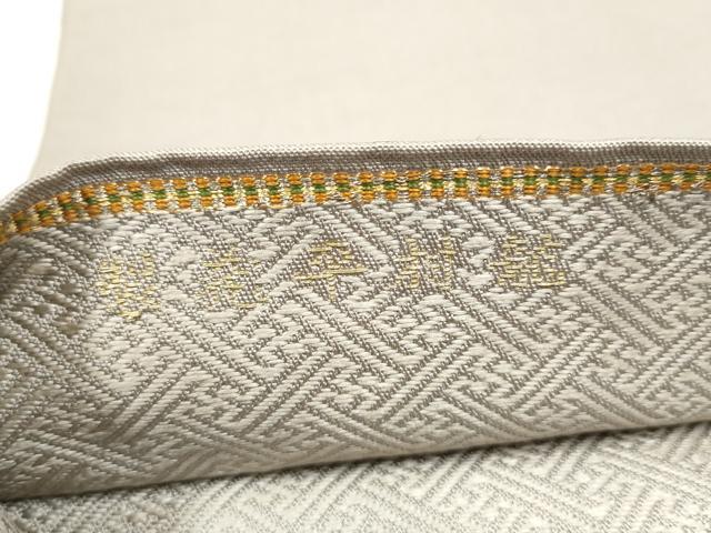 平和屋着物●龍村平蔵製　六通柄　本袋帯　仙丹錦　金銀糸　正絹　逸品　CABK5997hy