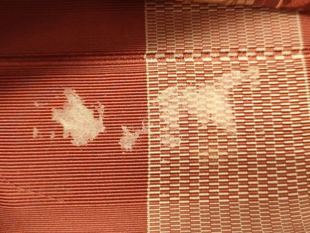 平和屋着物●本場筑前博多織　半幅帯　花間道　正絹　逸品　CABK6031ak