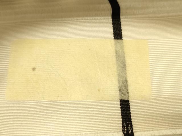 平和屋着物●本場筑前博多織　半幅帯　献上柄　正絹　逸品　CABK6082ak