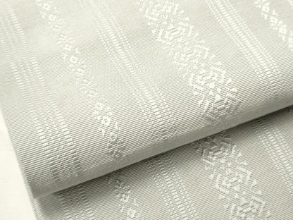 平和屋着物●本場筑前博多織　両面　半幅帯　壁画間道/献上柄　正絹　逸品　CABK6099ak