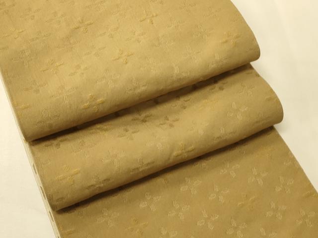 平和屋着物●両面　半幅帯　斜線文/花文　CABK6310ak