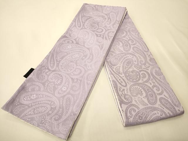 平和屋着物●両面　半幅帯　ペイズリー柄　未使用　CABK6317ak