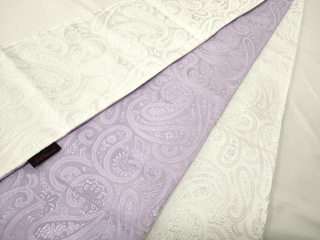 平和屋着物●両面　半幅帯　ペイズリー柄　未使用　CABK6317ak