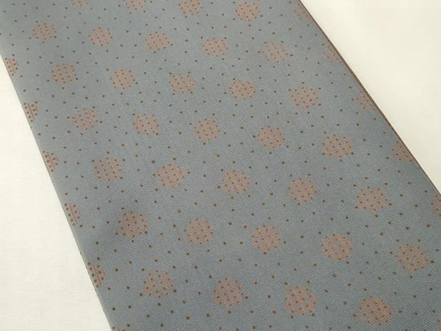 平和屋着物●両面　半幅帯　幾何学文　正絹　逸品　未使用　CABK6319ak