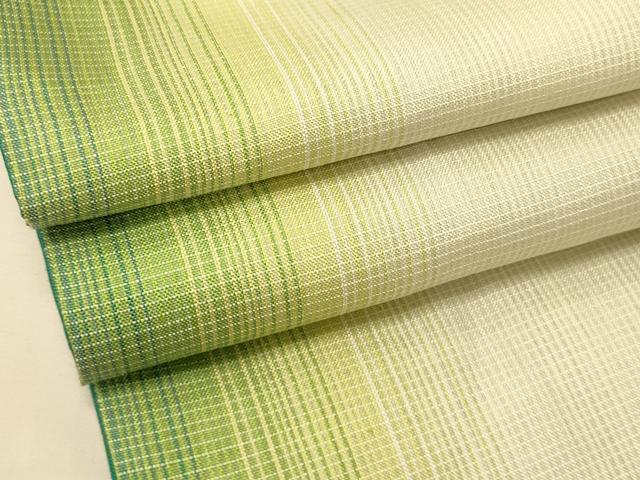 平和屋着物▽半幅帯　スリーシーズン　春夏秋　霞文　正絹　逸品　CABK6362ak