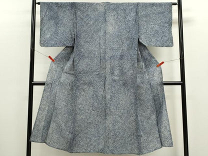 平和屋着物∴夏物　男性　浴衣　有松鳴海絞り　三浦絞り　綿　逸品　CABK6401ze