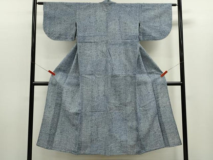 平和屋着物∴夏物　浴衣　リップル生地　霞文　綿　逸品　CABK6450ze