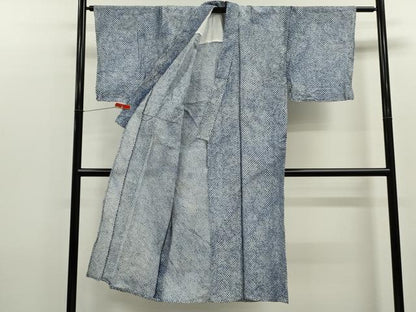 平和屋着物∴夏物　男性　浴衣　三浦絞り　綿　逸品　未使用　CABK6471ze