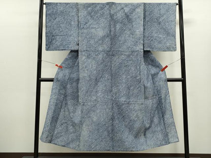 平和屋着物∴夏物　男性　浴衣　有松鳴海絞り　三浦絞り　綿　逸品　CABK6493ze