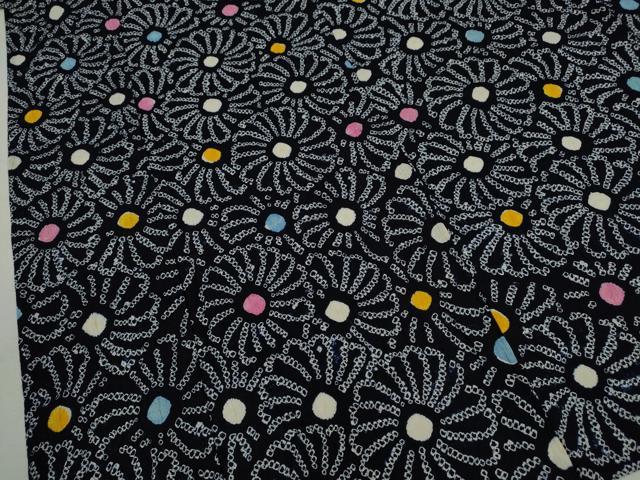 平和屋着物∴夏物　浴衣　有松鳴海絞り　花尽くし　綿　逸品　CABK6507ze