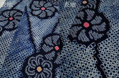 平和屋着物∴夏物　浴衣　有松鳴海絞り　舞花文　綿　逸品　CABK6515ze
