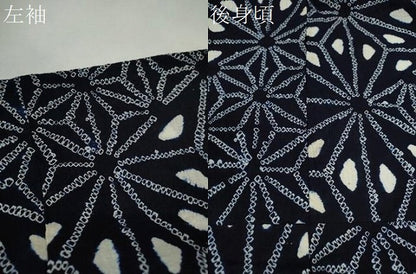 平和屋着物∴夏物　浴衣　有松鳴海絞り　麻の葉文様　綿　逸品　未使用　CABK6531ze