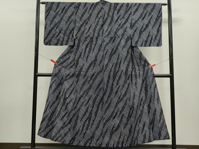 平和屋着物∴夏物　浴衣　有松鳴海絞り　抽象文　綿　逸品　CABK6550ze