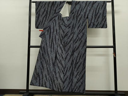 平和屋着物∴夏物　浴衣　有松鳴海絞り　抽象文　綿　逸品　CABK6550ze