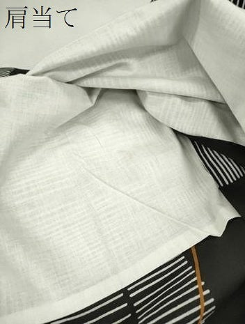 平和屋着物∴夏物　浴衣　注染　トンボ　手縫い　黒地　綿　逸品　CABK6563ze