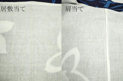 平和屋着物∴夏物　浴衣　注染　草花文　綿　逸品　CABK6568ze