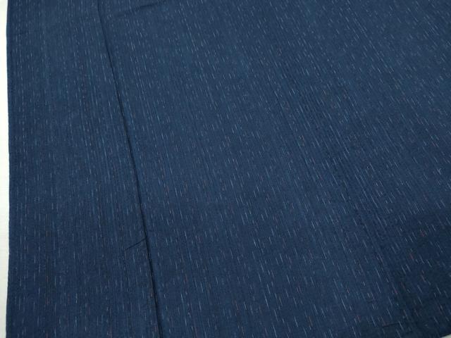 平和屋着物∴夏物　阿波しじら織　浴衣　縞　逸品　CABK6595ze