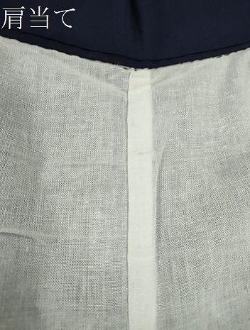 平和屋着物∴夏物　浴衣　注染　紫陽花舞蝶文　手縫い　綿　逸品　CABK6640ze