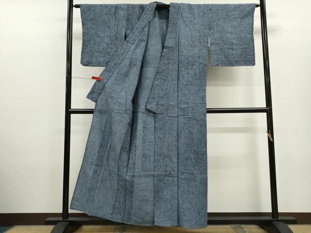 平和屋着物∴夏物　浴衣　有松鳴海絞り　三浦絞り　綿　逸品　CABK6669ze