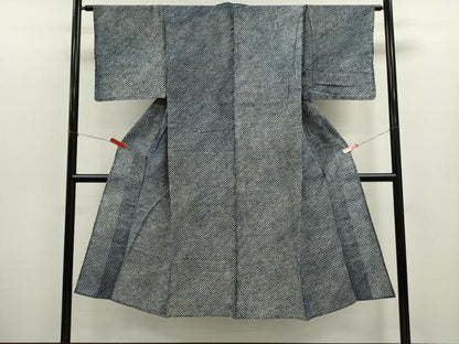 平和屋着物∴夏物　男性　浴衣　有松鳴海絞り　三浦絞り　綿　逸品　CABK6678ze