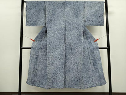 平和屋着物∴夏物　男性　浴衣　有松鳴海絞り　三浦絞り　綿　逸品　CABK6680ze