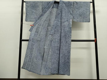 平和屋着物∴夏物　男性　浴衣　有松鳴海絞り　三浦絞り　綿　逸品　CABK6680ze