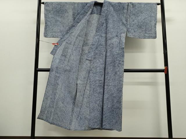 平和屋着物∴夏物　男性　浴衣　有松鳴海絞り　三浦絞り　綿　逸品　CABK6680ze