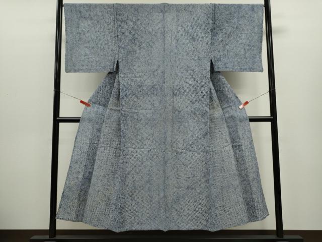平和屋着物∴夏物　男性　浴衣　有松鳴海絞り　三浦絞り　綿　逸品　CABK6683ze