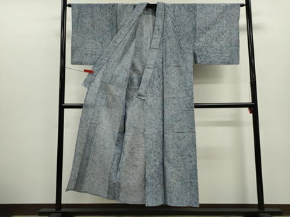 平和屋着物∴夏物　男性　浴衣　有松鳴海絞り　三浦絞り　綿　逸品　CABK6683ze
