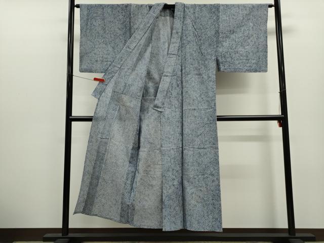 平和屋着物∴夏物　男性　浴衣　有松鳴海絞り　三浦絞り　綿　逸品　CABK6683ze