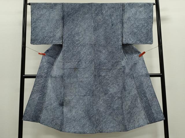 平和屋着物∴夏物　男性　浴衣　有松鳴海絞り　三浦絞り　綿　逸品　CABK6685ze