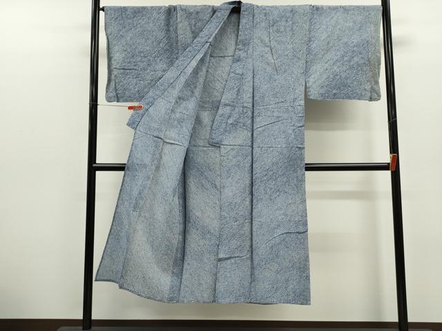 平和屋着物∴夏物　男性　浴衣　有松鳴海絞り　三浦絞り　綿　逸品　CABK6687ze