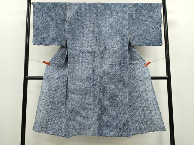 平和屋着物∴夏物　男性　浴衣　有松鳴海絞り　三浦絞り　綿　逸品　CABK6705ze