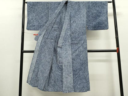 平和屋着物∴夏物　男性　浴衣　有松鳴海絞り　三浦絞り　綿　逸品　CABK6705ze