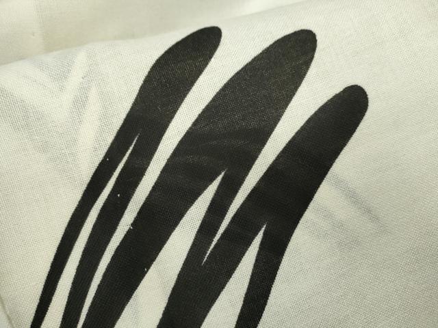 平和屋着物∴夏物　浴衣　注染　抽象文　手縫い　綿　逸品　CABK6727ze