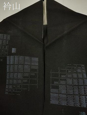 平和屋着物＊夏物　夏大島　色紙文　正絹　逸品　CABK6764ze