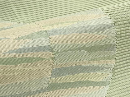 平和屋着物＊夏物　八寸名古屋帯　絽綴れ　霞文　正絹　逸品　CABK6829rv