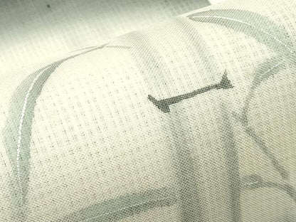 平和屋着物＊夏物　九寸名古屋帯　手描き　紬地　蛙　笹竹文　銀彩　正絹　逸品　CABK6835rv