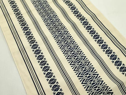 平和屋着物＊夏物　本場筑前博多織　八寸名古屋帯　紗献上　正絹　逸品　CABK6840rv