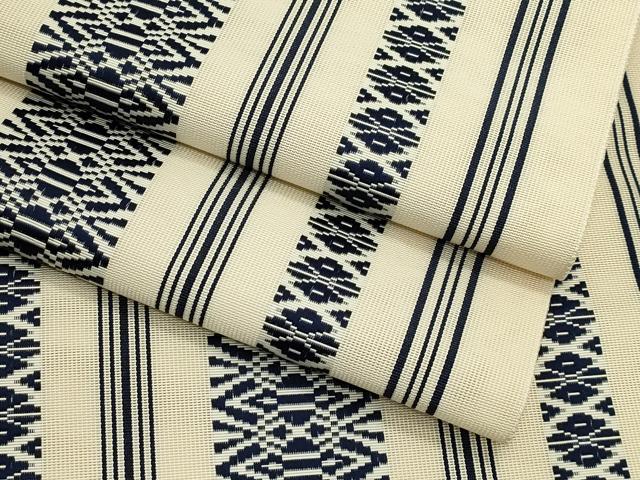 平和屋着物＊夏物　本場筑前博多織　八寸名古屋帯　紗献上　正絹　逸品　CABK6840rv