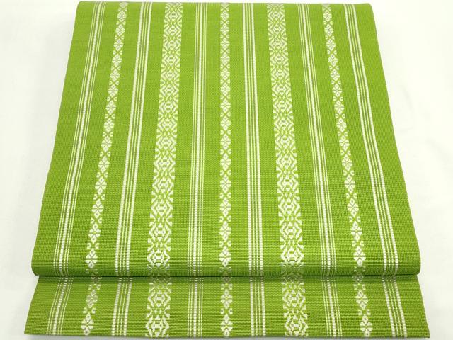 平和屋着物＊夏物　本場筑前博多織　八寸名古屋帯　紗献上　正絹　逸品　CABK6841rv