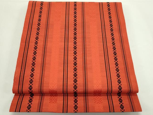 平和屋着物＊夏物　本場筑前博多織　八寸名古屋帯　紗献上　正絹　逸品　CABK6842rv