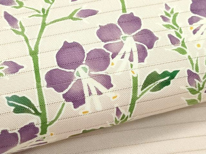 平和屋着物＊夏物　手描き友禅作　腰原淳策　絽塩瀬　九寸名古屋帯　草花文　正絹　逸品　CABK6868rv