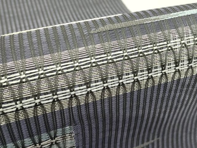 平和屋着物＊夏物　八寸名古屋帯　霞文　正絹　逸品　未使用　CABK6880rv