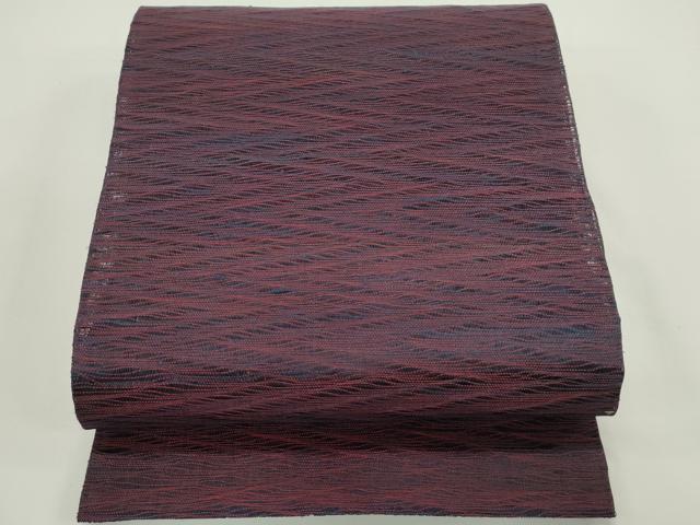 平和屋着物＊夏物　全通柄袋帯　櫛織　霞文　正絹　逸品　CABK6881rv