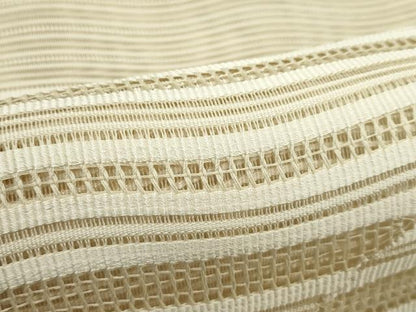 平和屋着物＊夏物　八寸名古屋帯　絽綴れ　よろけ縞　正絹　逸品　未使用　CABK6887rv