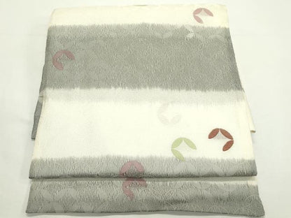 平和屋着物＊夏物　つけ帯　横段七宝文　正絹　逸品　CABK6908rv
