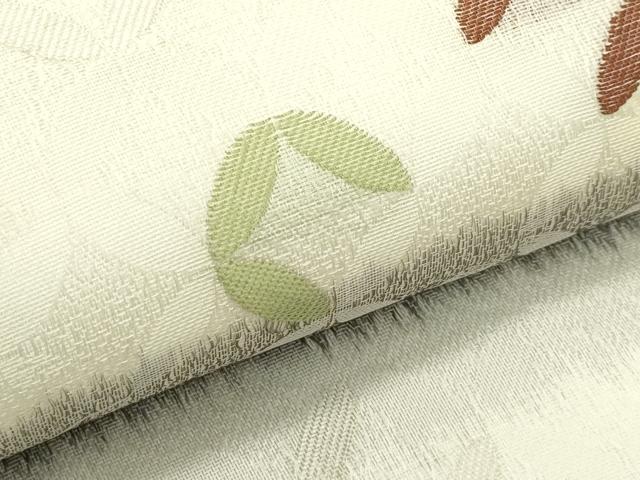 平和屋着物＊夏物　つけ帯　横段七宝文　正絹　逸品　CABK6908rv