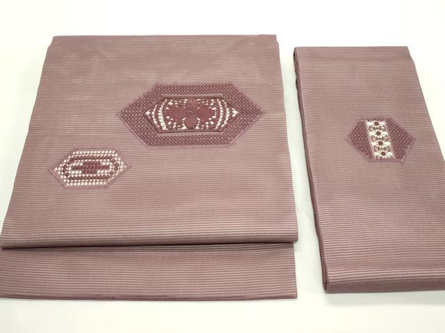 平和屋着物＊夏物　つけ帯　ドロンワーク　亀甲花文　正絹　逸品　CABK6910rv